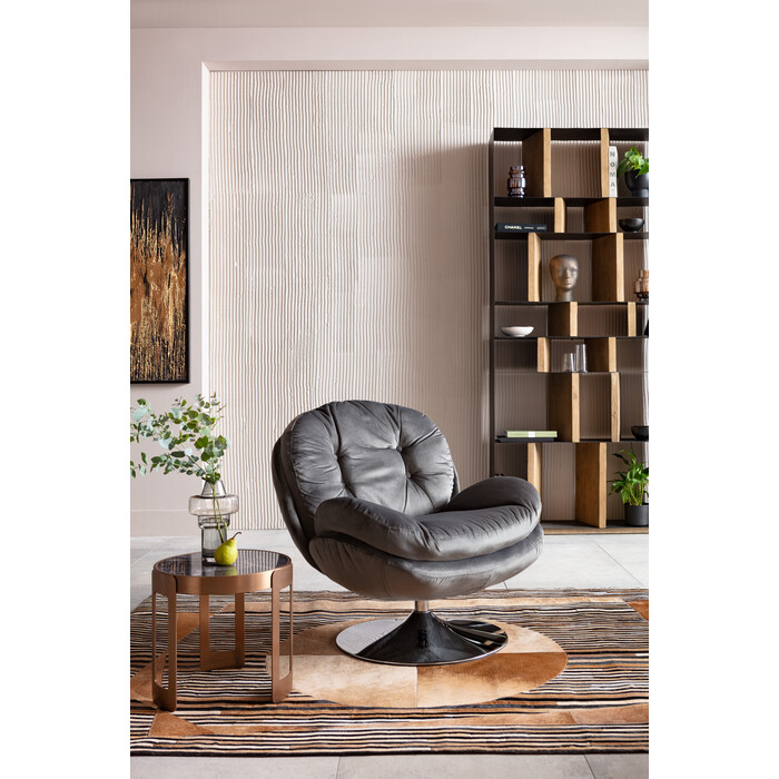 Swivel Armchair Cosy Grey