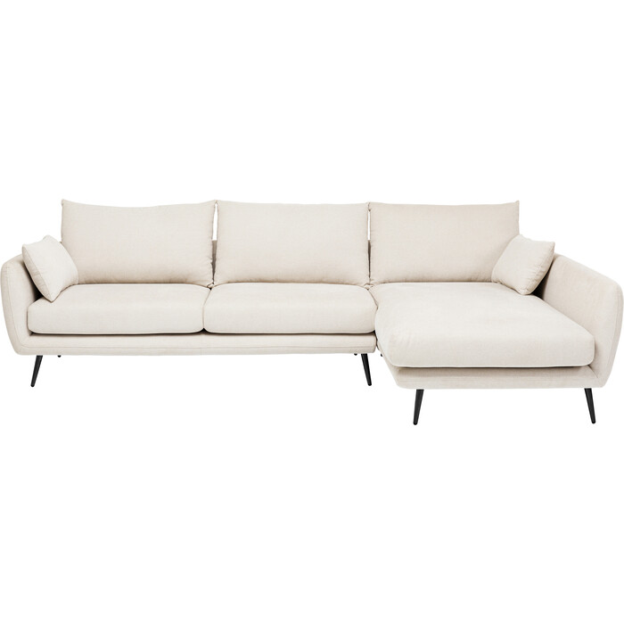 Sofá esq Amalfi dcha crema 275cm
