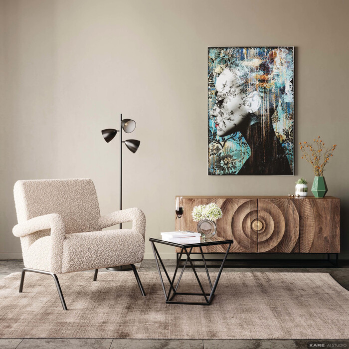 [85603] Side Table Cristallo Black 50x50cm - 2