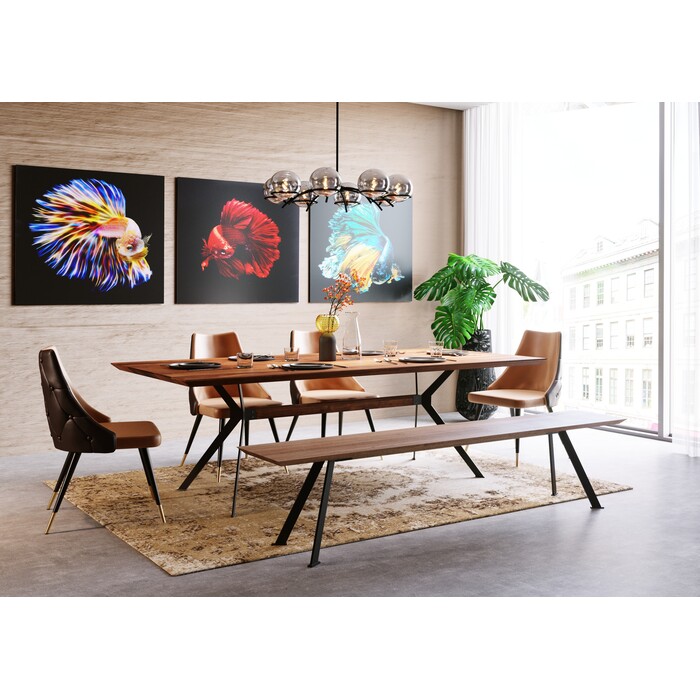 [85628] Table Downtown Walnut 220x100cm - 2