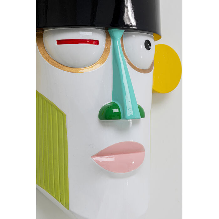 [85655] Wall Object Wink Black 28x48cm - 3