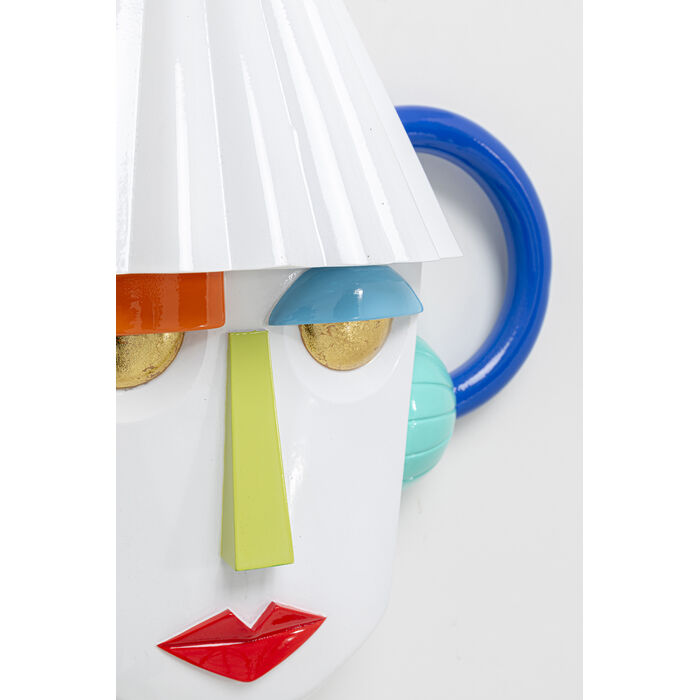 [85662] Wall Object Mesquerade White 37x41cm - 4