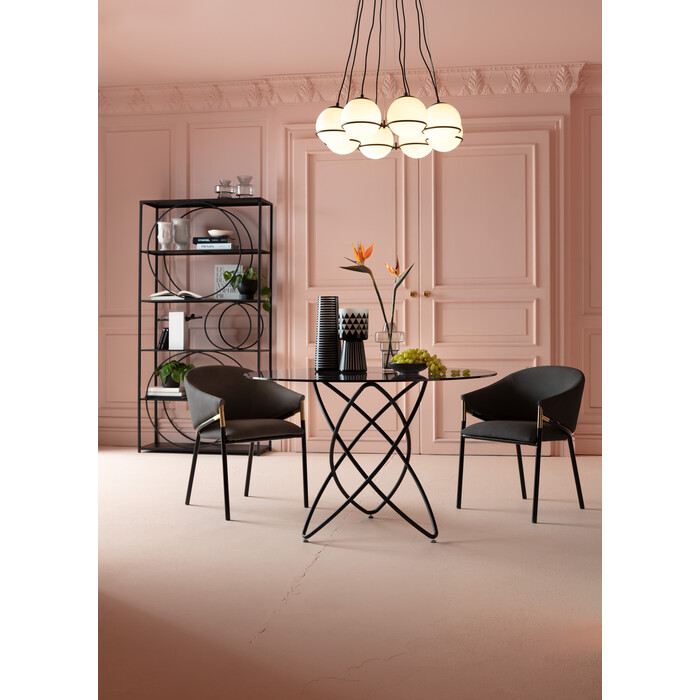 [85673] Table Molekular Black Ø120cm - 1