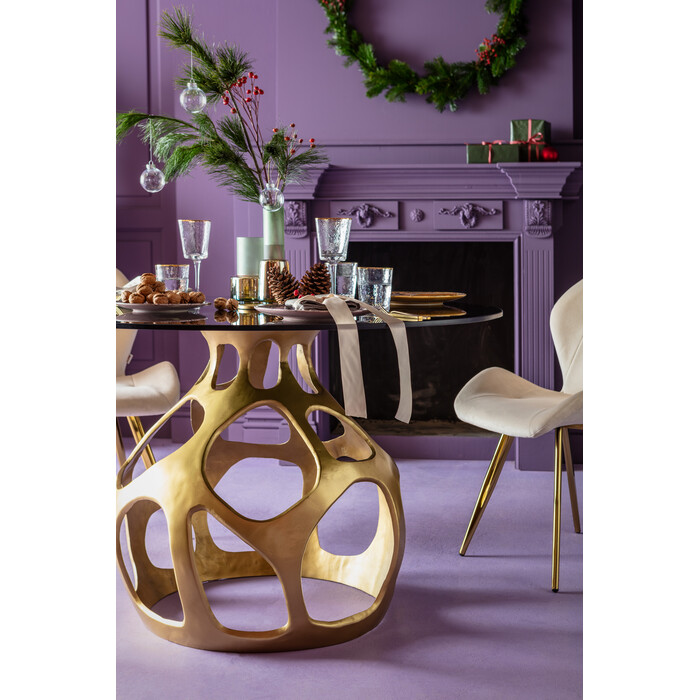 [85699] Table Volcano Gold Ø120cm - 2