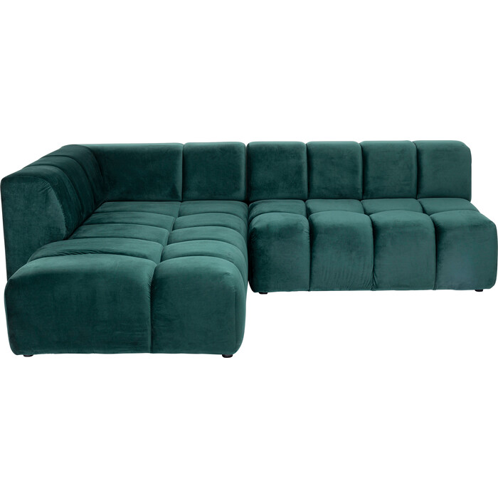 Sofá esq Belami Velvet verde oscuro izq 265cm