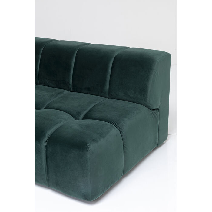 [85719] Canapé d'angle Belami vert foncé gauche 265cm - 3