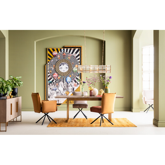 Chaise pivotante Chelsea gris