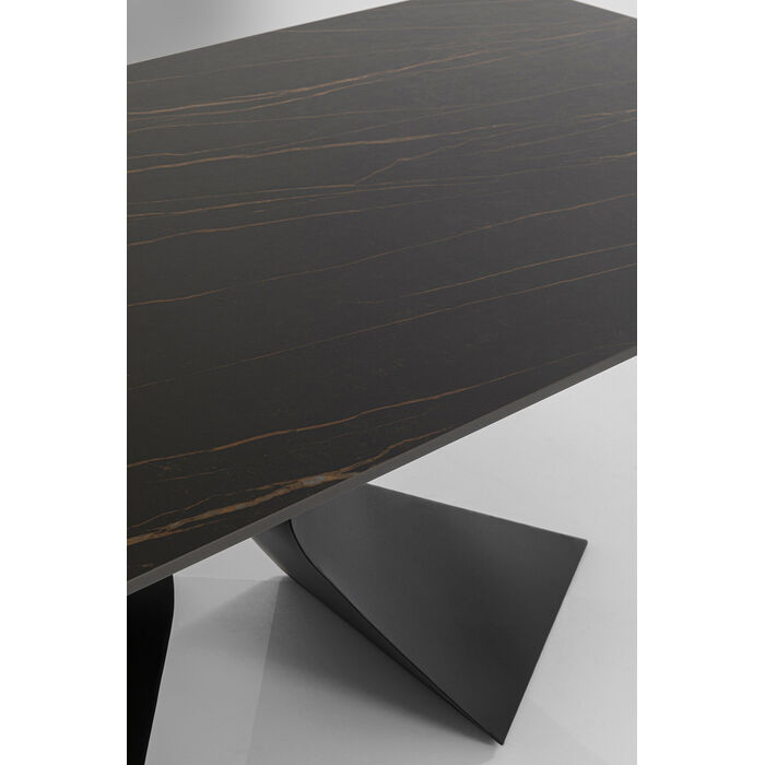 [85817] Table Gloria Black Ceramic Black 200x100cm - 3