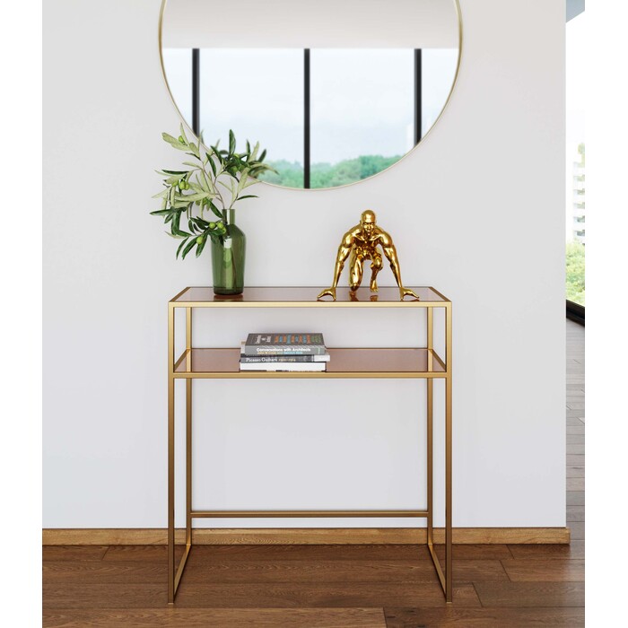 Console Loft doré 85x80cm