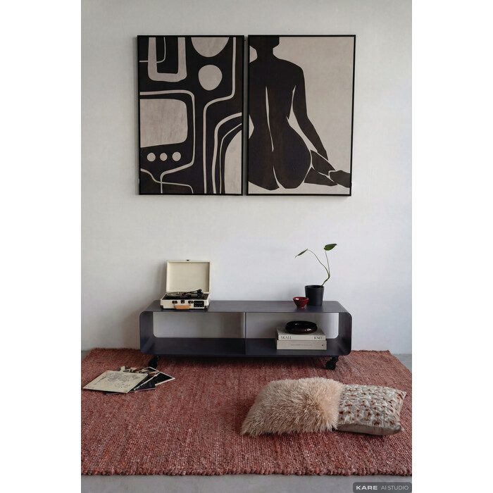 Тумба Lounge M Move Grey 90x30cm