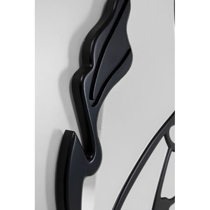 [85902] Wall Mirror Pieces Matt Black Ø100cm - 3