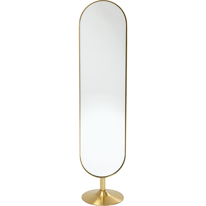 Miroir sur pied Curve MO laiton 38x172cm
