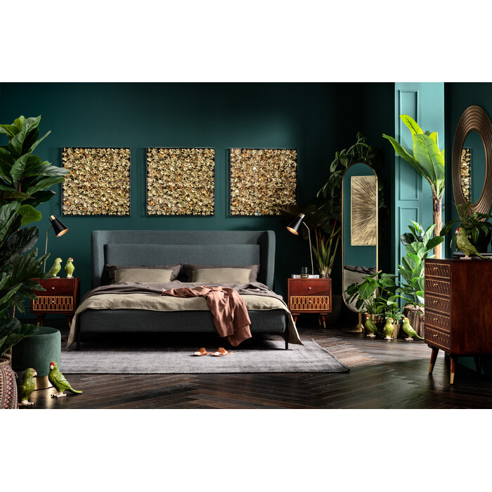 Miroir sur pied Curve MO laiton 38x172cm