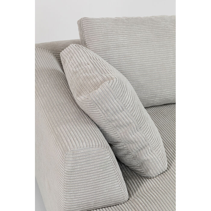 [85984] Corner Sofa Gianni Cord Grey Left - 4