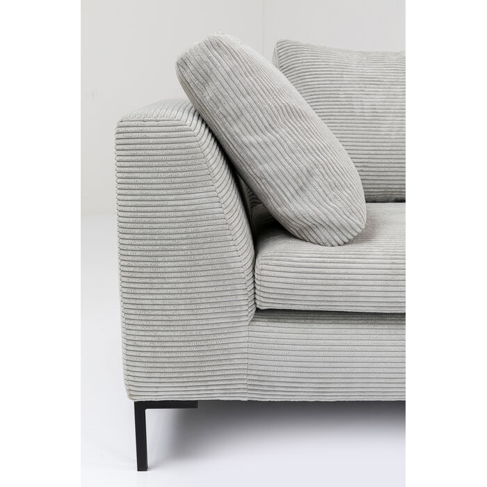 [85985] Sofá esq Gianni Cord gris dcha - 3