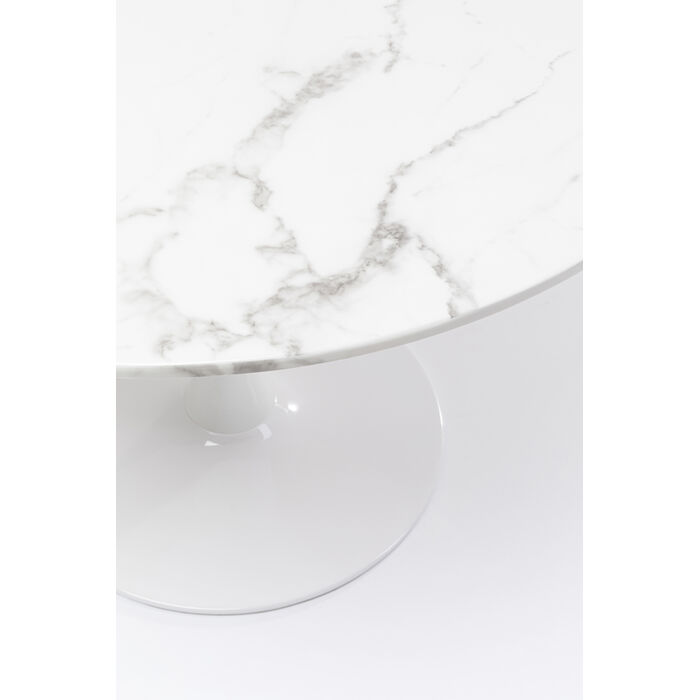 [86017] Table Veneto Marble White Ø110cm - 3