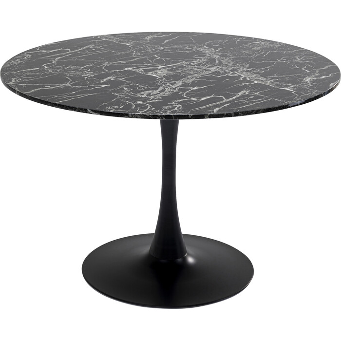 Mesa Veneto mármol negro Ø110cm