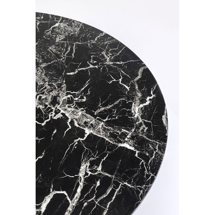 [86018] Table Veneto Marble Black Ø110cm - 3