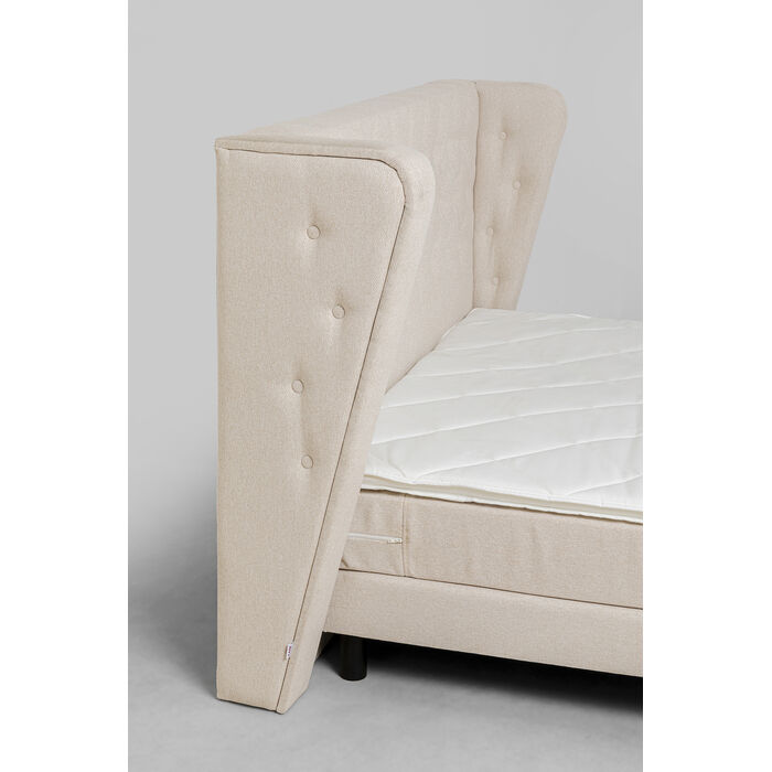 [86090] Lit boxspring Benito Moon crème 160x200 - 3