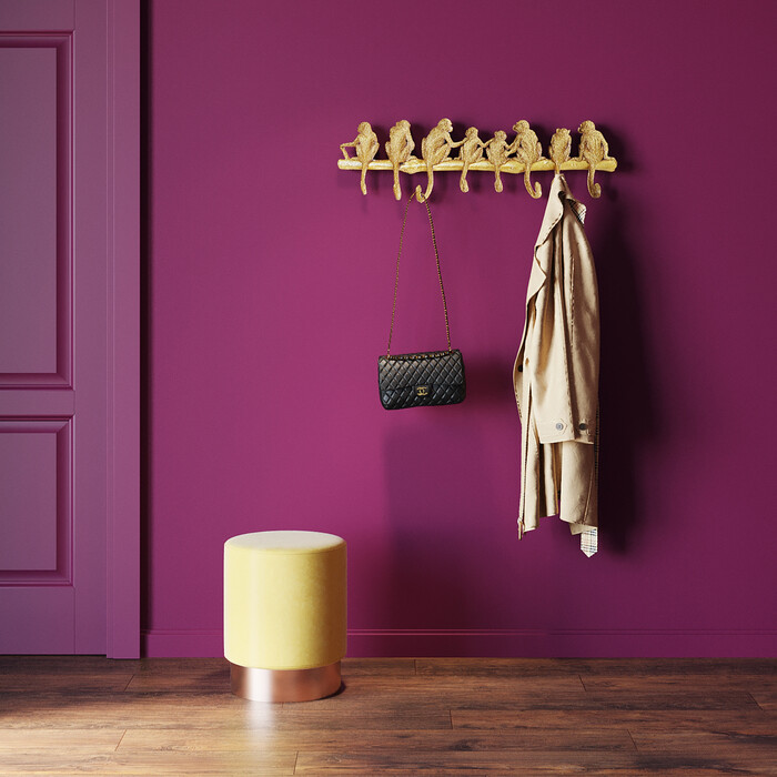 [86205] Wall Wardrobe Monkey Hook 70cm - 1