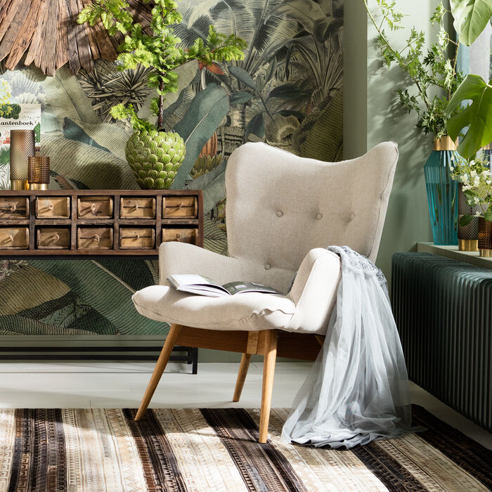 Fauteuil Vicky crème