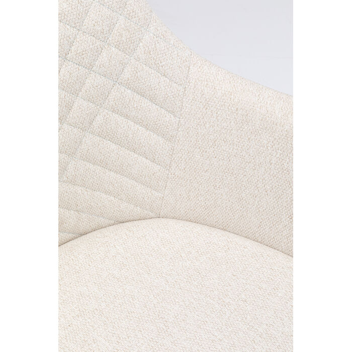 [86233] Chaise pivotante Coco crème - 3