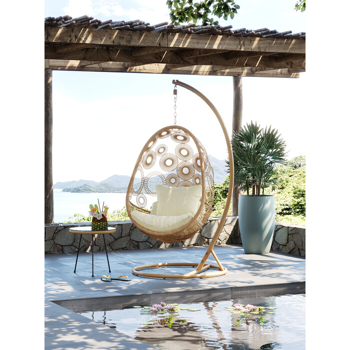 Sillón colgante Ibiza natural Outdoor