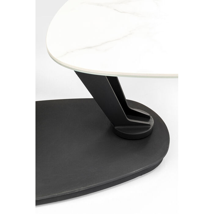 [86326] Table basse Franklin blanc 150x58cm - 4