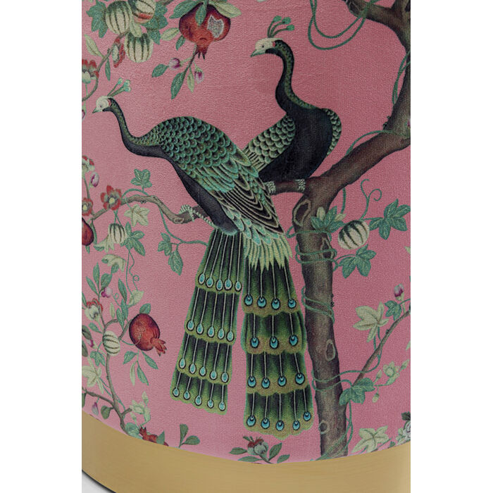[86354] Stool Cherry Peacock Brass Ø32cm - 4