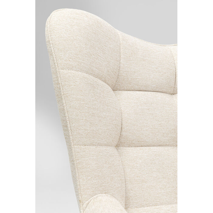 [86364] Fauteuil pivotant Oscar crème - 3