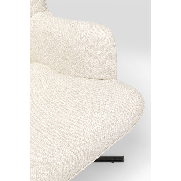[86364] Fauteuil pivotant Oscar crème - 4