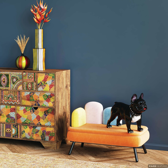 Dog/Cat Bed Diva Orange