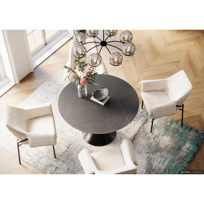 [86382] Table Grande Possibilita Black Ø120cm - 2