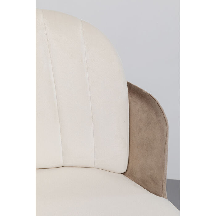 [86386] Chaise de bar Hojas beige - 3