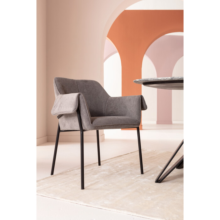 [86388] Chaise a. acc. Bess gris - 1
