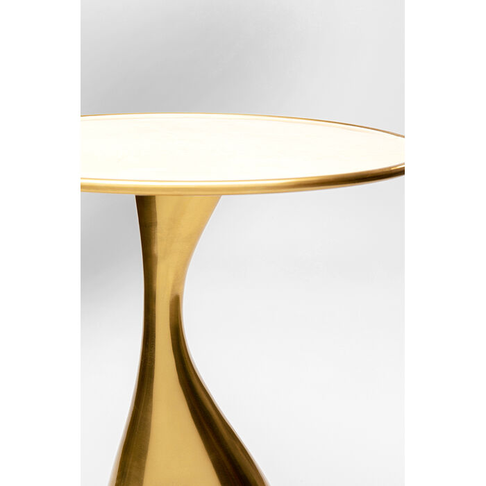 [86392] Table d'appoint Spacey doré Ø36cm - 3
