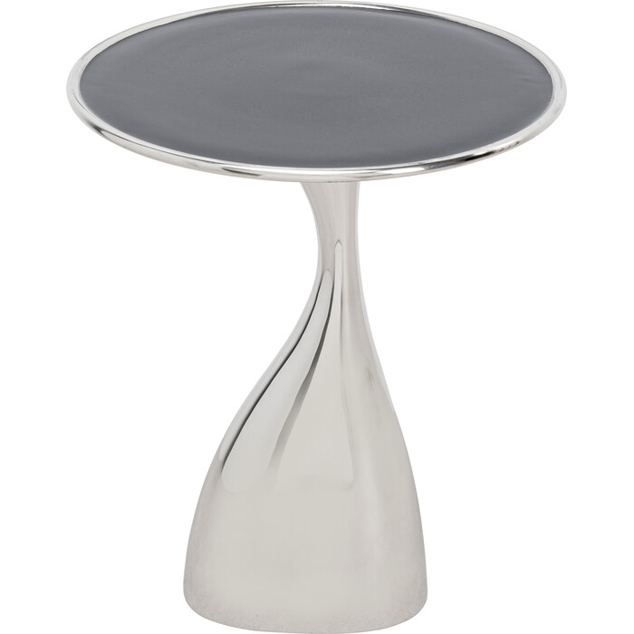 [86393] Side Table Spacey Silver Ø36cm