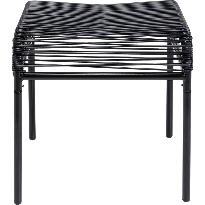 Taburete Acapulco Mono negro Outdoor