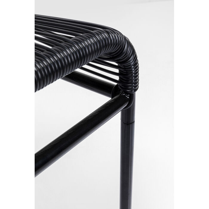 [86452] Footstool Acapulco Mono Black - 3