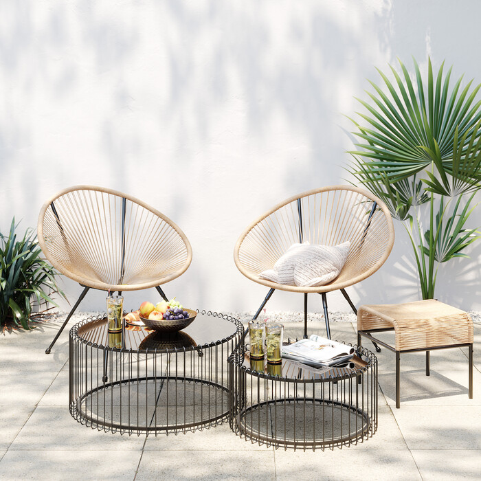 Taburete Acapulco Natur Outdoor