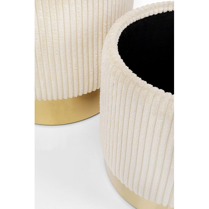 [86512] Taburete almacen Cherry Storage Cord Creme (2/Set) - 4