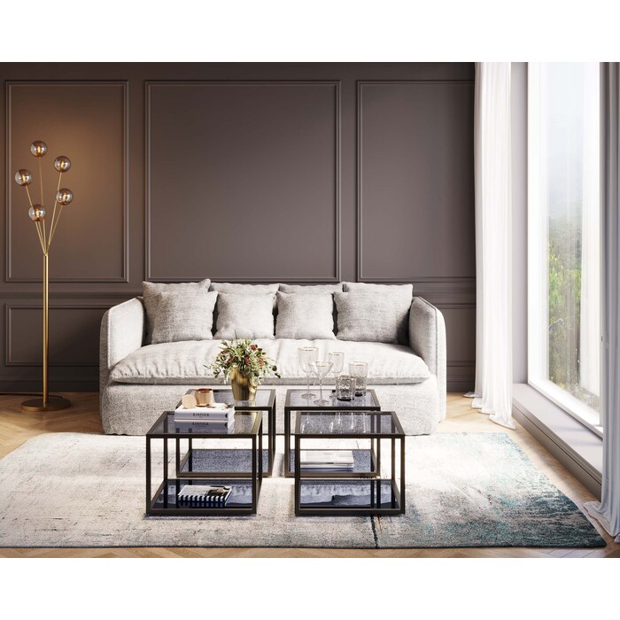 [86515] Table d'appoint Quadro noir 50x50cm - 2