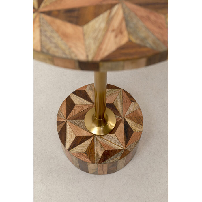 [86570] Table d'appoint Domero Geo laiton Ø25cm - 4