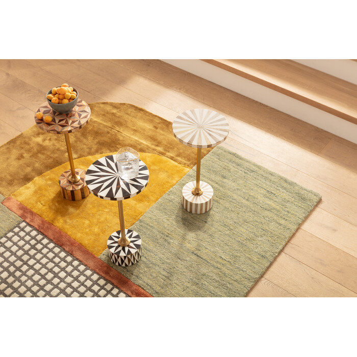 [86570] Table d'appoint Domero Geo laiton Ø25cm - 2