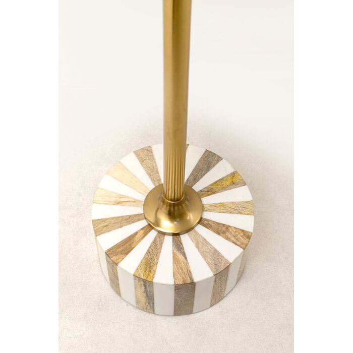 [86571] Table d'appoint Domero Cirque laiton blanc Ø25cm - 4