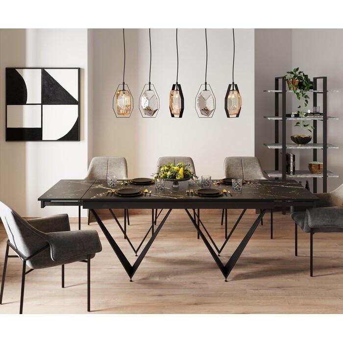 [86630] Mesa extensible Sandra 180(40+40)x90cm - 2