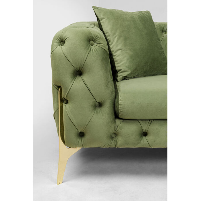 [86658] Sofa Bellissima 3-pl Velvet verde 240cm - 3