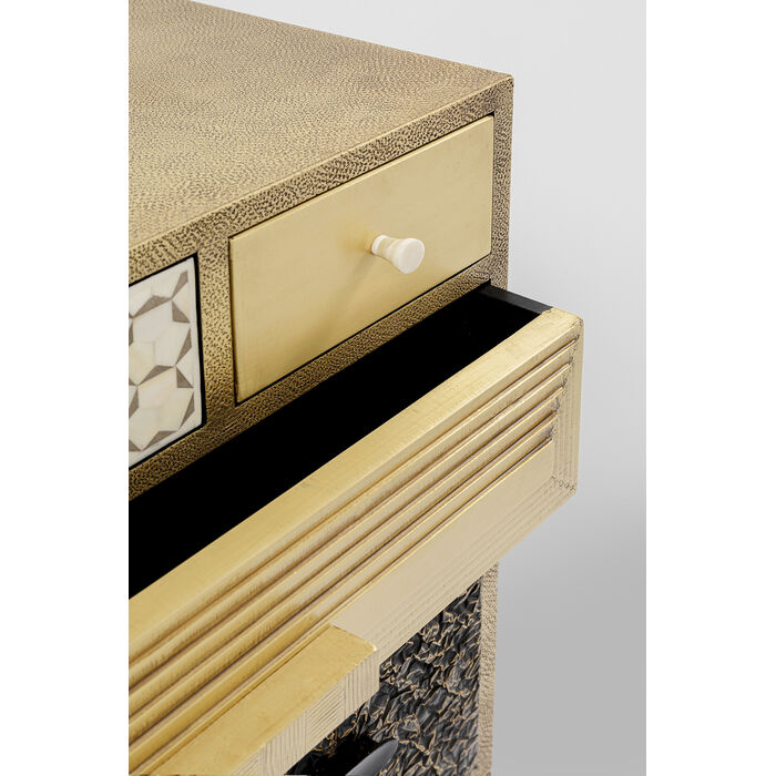 [86704] Commode haute Chalet doré 13 tiroirs - 4