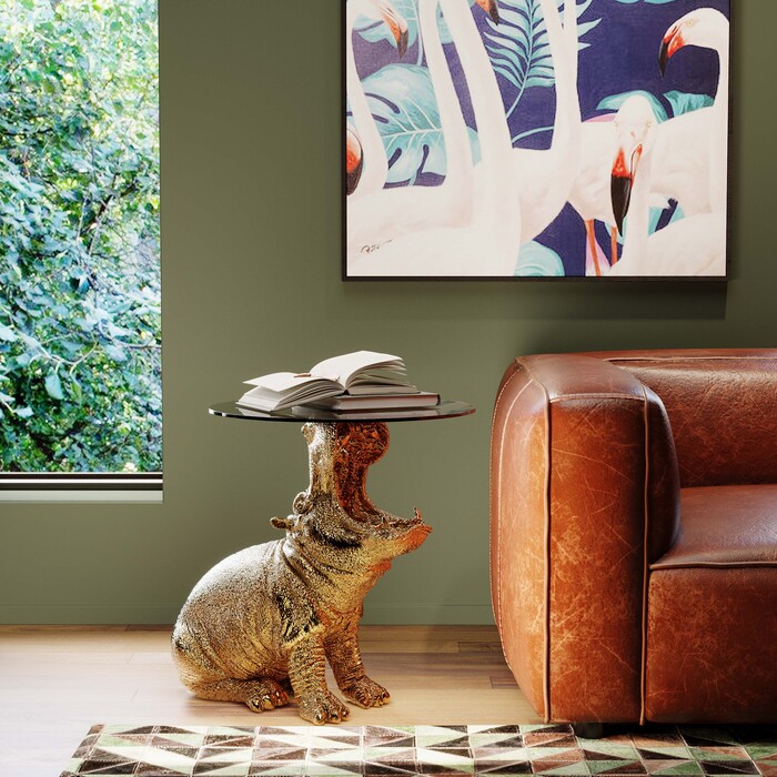 [86710] Table d'appoint Hippo Ø48cm - 1