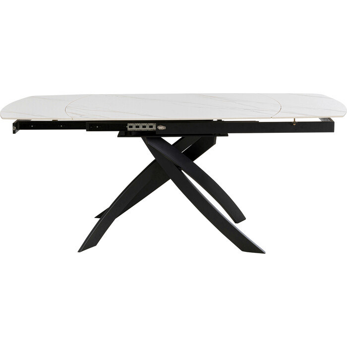 Mesa ext. Twist Onyx 120(30+30)x90cm